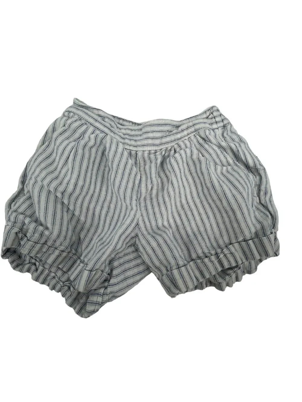 Gap Kids Girls Blue White Striped Pull-On Shorts Youth Size Small